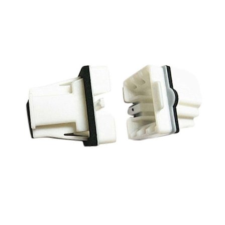 2 st Bakre Spänne 1609267180 Kompatibel med Kompatibel med Fordonsmodell 301 208 C3 C4-Perfet