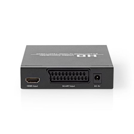HDMI Omvandlare | SCART Hona | HDMI utgång / 1x 3.5 mm ljud ut / 1x Digital Audio | Envägs | 1080p | 1.65 Gbps | Aluminium | Antracit