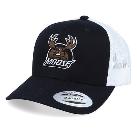 Hunter - Black trucker Czapka Z Daszkiem - Moose Black/White Trucker @ Hatstore