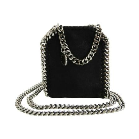 Stella McCartney Pre-owned, Pre-owned Shoulder Bag Zwart, Dames, Maat:ONE Size