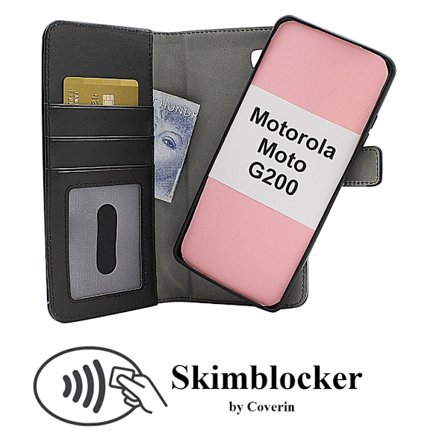 Skimblocker Magnet Fodral Motorola Moto G200