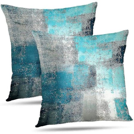 Moderne Art Deco Pudebetræk Turkis