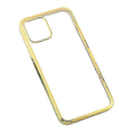 Til Iphone 12 / 12 Pro Ultratyndt Belægning Tpu Beskyttende Blødt Cover (guld)