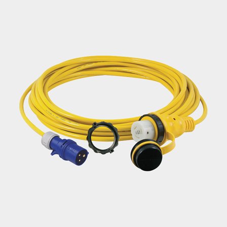 Cable de corriente de tierra Marinco, 230 V, 32 A, 3 x 2.5 mm², de Marinco 32 A a CEE, 15 metros