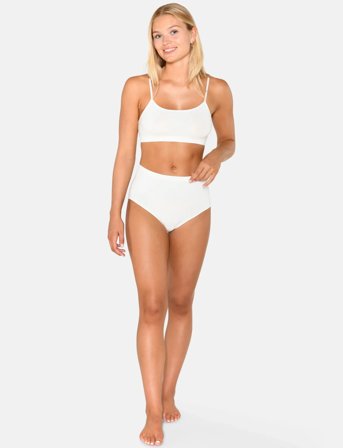 CCDK Copenhagen Bamboo Seamless Top - White - XL/XXL