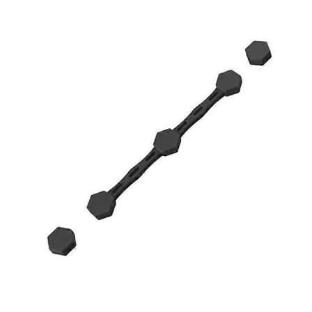 Airfryer Magnetisk Silikonklämma Kompatibel för att Hålla Ner Airfryer Bakplåtspapper Lås - Perfekt Svart-max