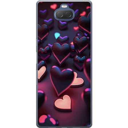 Yhteensopiva Puhelinkuori Sony Sony Xperia 10 Plus KeskiyönSydämet