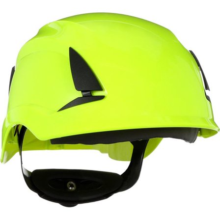 3M SecureFit X5514NVE Vernehjelm uventilert, 1000V Hi-viz, Hodebeskyttelse
