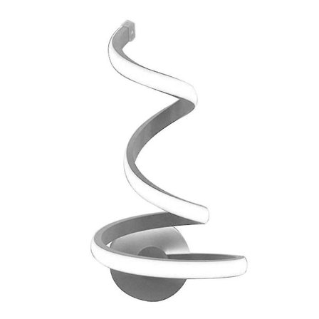 Hvid 36W Wave LED Vægskinne Dæmpbar Ganglys