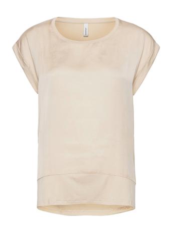 Sc-Thilde Blouses Short-sleeved Creme Soyaconcept