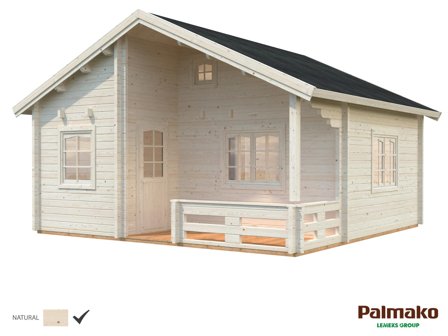 Palmako Emily Fritidshus 31,4 m²/23,7 m² + loft 16,4 + 5,2 m², obehandlad, Stugor & förråd