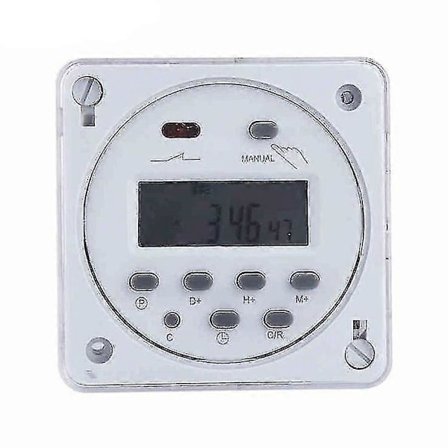 DC 12V Timer Switch 16A Digitalt Elektronisk Relæ