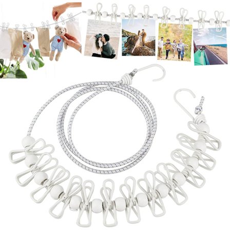 Tørkestativ for utendørs, klesline, egnet for utendørsferie