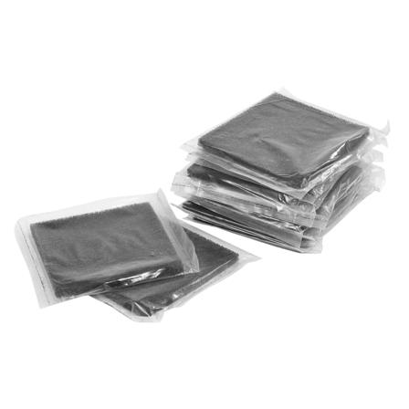 10 stk aktivt karbonfiltre 13cm x 13cm for lodding av røykabsorberende røykavsug