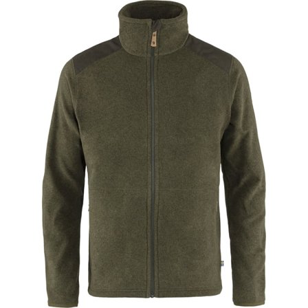 Fjällräven Herr's Sten Fleece in Dark Olive | Size: 3XL, G-1000/Polyester