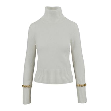 Patrizia Pepe, Jumper Wit, Dames, Maat:L