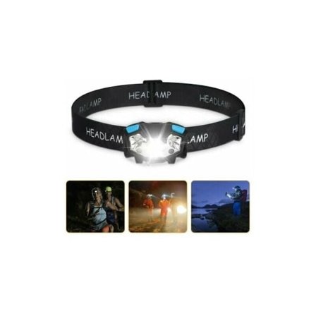 LED hodelykt, 5000 lumen LED-lys, vanntett og oppladbar