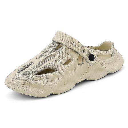 Sommar Herr Tofflor Bekväma plattform Utomhussandaler 2023 Strandtofflor Flip Flops Man Inomhus Hem Rutschkanor Badrumsskor Sand 36