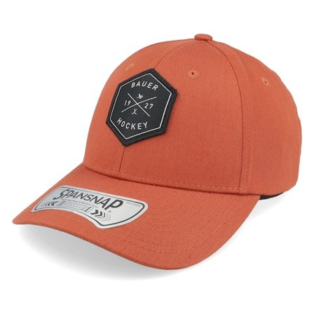 Bauer - Oranje adjustable Cap - Patch Sr Brick Adjustable @ Hatstore