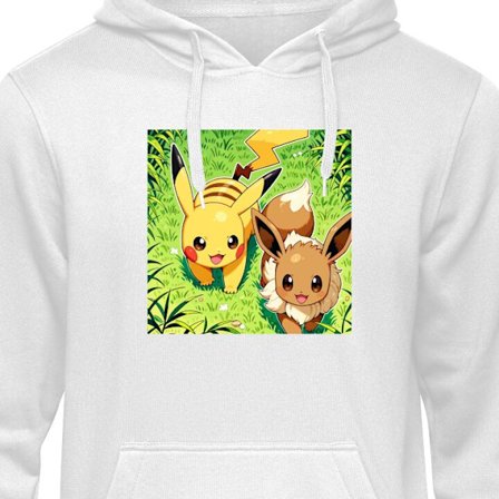 Børne hoodie Monsterfigur inspirerad av Pokémon anime style