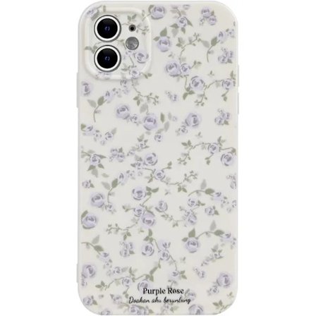 /EA/Yhteensopiva iPhone 11 Kuori Vintage Kukka Ruusukuvio Söpö Design Naisille Tytöille Muoti Ohut Pehmeä Joustava TPU Ru