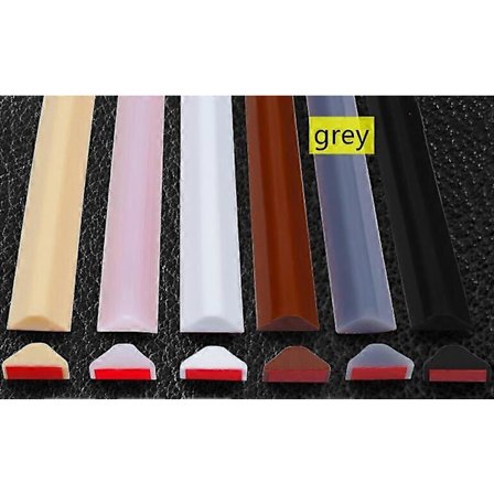 Monikokoinen silikoninauha Kylpyhuoneen vettä pidättävä nauha Kuiva-märkäerotus Suihkueste Pato Tulva liimautuva oven tiivistenauha 