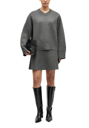 SAMSOE Salula skirt 15825 Kjolar Dam Grå L