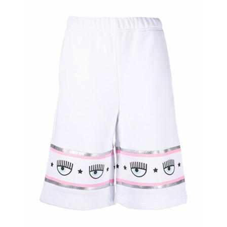 Chiara Ferragni Collection Long Shorts Hvid, Dame