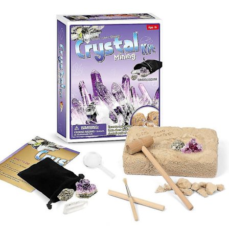 Kristallien kaivaussetti lapsille - Gemstone Dig Excavation Kit