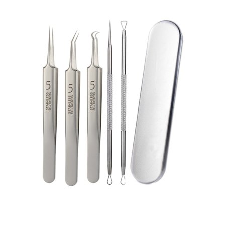 Rustfrit stål Acne Fjernelse Sæt - 5 stk
