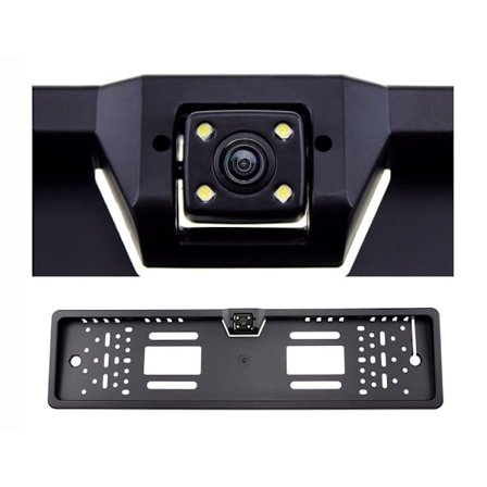 Peruutuskamera päivä-/yökilven kehyksessä 12V