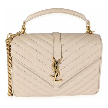 Saint Laurent, Cross Body Bags Beige, Dames, Maat:ONE Size