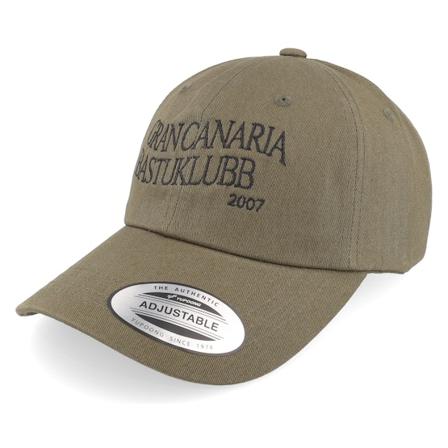 Iconic - Grün unconstructed Cap - Gran Canaria Bastuklubb 2007 Olive Dad Cap / Unconstructed @ Hatstore