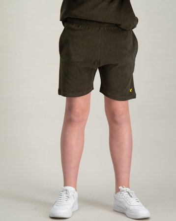 Lyle & Scott Towelling Short Vert Shorts Garçon - Kids Brand Store