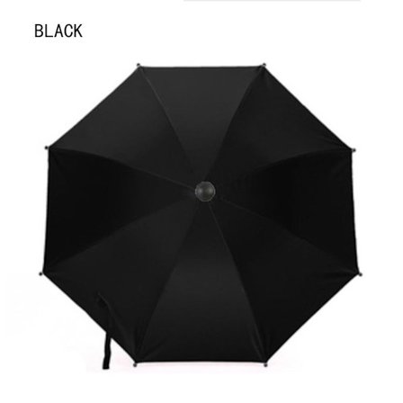 Sun Shade Barnevogn Parasoll SVART