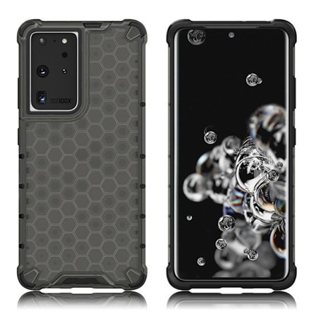 Bofink Honeycomb Samsung Galaxy S21 Ultra 5G kotelot - Musta
