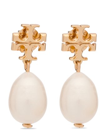 Tory Burch Kira Pearl Drop Earrings - Gold - ONE SIZE