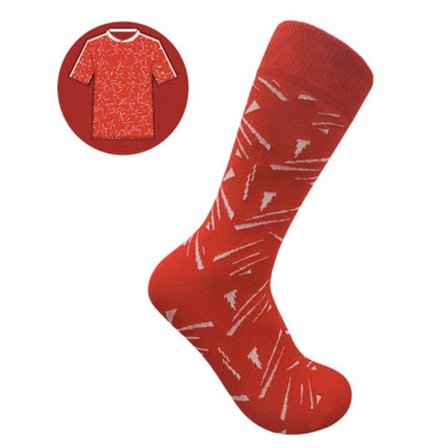 Liverpool FC Herre SicSock Retro Strømper 7 UK-11 UK Rød