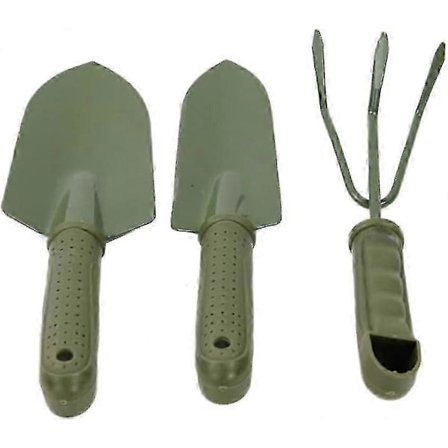 Premium tre-delt sett for luking og dyrking i hagen