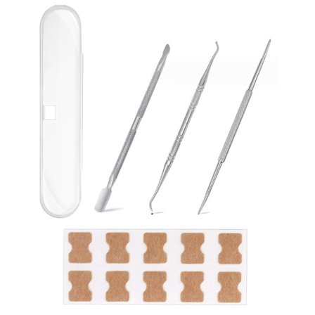 Behandling för inåtväxta tånaglar, 50 st korrigeringsremsor för inåtväxta tånaglar, säkra, effektiva, smärtfria pedikyrverktyg lämpliga för alla 