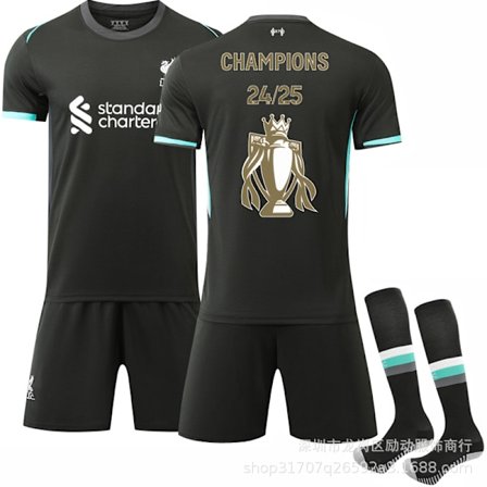 Gos- Liverpool Championship Commemorative Edition Gold Trophy Gamle og nye fodboldtrøjer