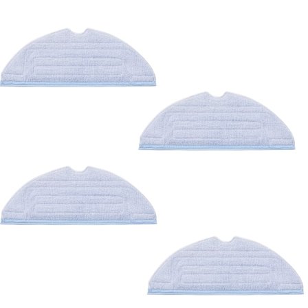 Moppdyna för Xiaomi Roborock S7/T7S/T7S Plus Microfiber Grå 4-pack – Effektiv rengöring med hållbar design