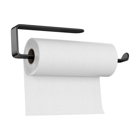 Sort væg sopalin dør, 33cm Porte Tout selvklæbende væg eller bore, Sopalin support aluminiumsplads til køkken, badeværelse, skabe, vertikal eller 