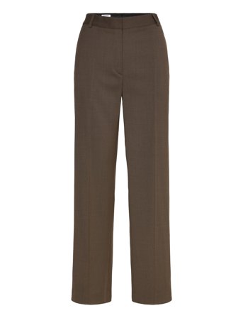 Filippa K Hutton Wool Blend Trousers - Brown - 42