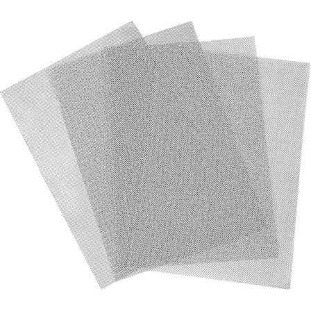 4 Pak 304 Rustfrit Stål Vævet Tråd 20 Mesh Metal Netplade Gnaverkontrol Insektsnet Skadedyrssikring Net Til Vinduer, Dør, Filter, 12 X 8 Tommer