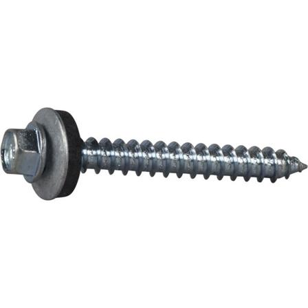 ESSVE 63039 Kateruuvi aluslevyllä, kuusiokanta, FZB, Ø6,5 mm Ø6,5 x 75 mm, 100 kpl, Kiinnitys