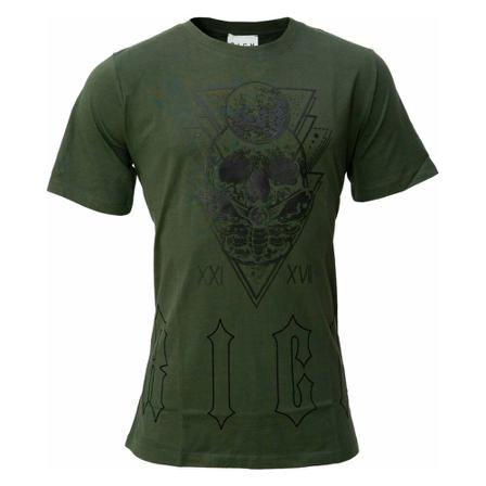 John Richmond, T-Shirts Groen, Heren, Maat:L,Katoen
