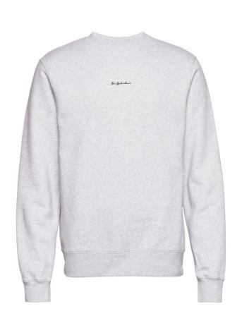 Casual Crewneck Sweatshirt Trøje Grå HAN Kjøbenhavn