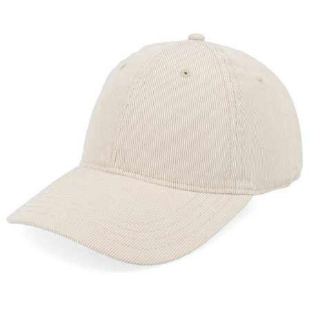 Dedicated - Beige unconstructed Keps - Soft Cap Slussen Corduroy Stone Dad Cap @ Hatstore