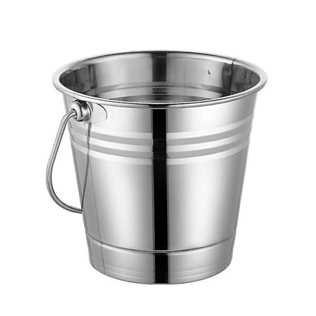 Stor hink i rostfritt stål för champagne, öl och vin med handtag för hemmet